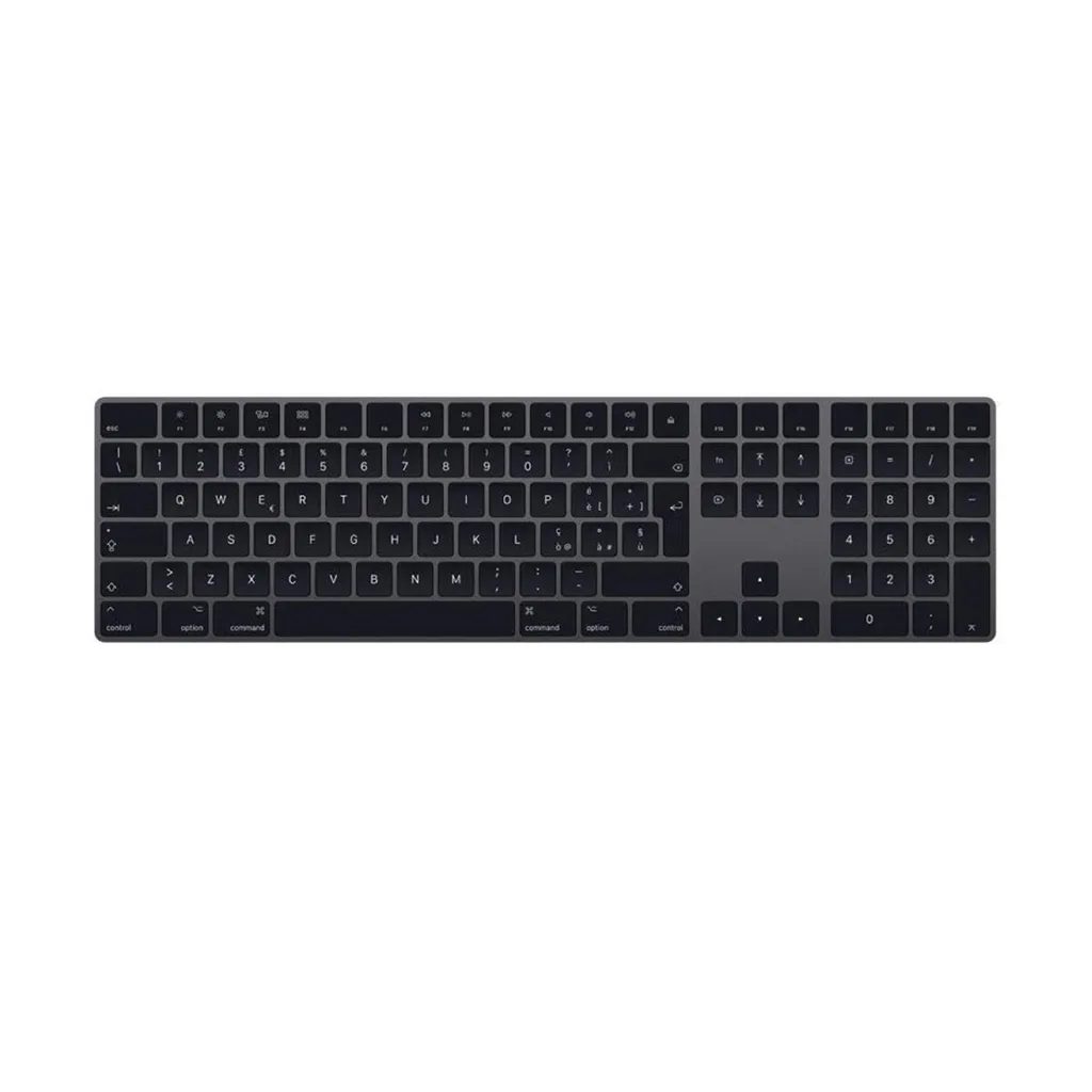 Apple Magic Keyboard 2 Grigio Siderale estesa con pad numerico e batteria integrata (Ricondizionato) Italiano - Eccellente