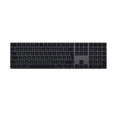 Apple Magic Keyboard 2 Grigio Siderale estesa con pad numerico e batteria integrata (Ricondizionato) Internazionale - Ottimo