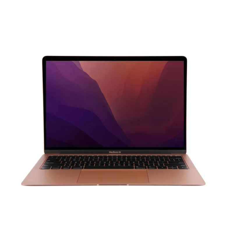 Apple MacBook Air (13 pollici, 2019, i5 1.6GHz 2-Core) Ricondizionato - Oro 8GB - 256GB SSD - Internazionale - Buono