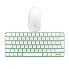 Apple Magic Mouse + Magic Keyboard Verde con batteria integrata (Ricondizionato) Italiano - Eccellente