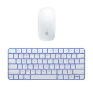 Apple Magic Mouse + Magic Keyboard Blu con batteria integrata (Ricondizionato) Italiano - Eccellente