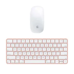 Apple Magic Mouse + Magic Keyboard Rosa con batteria integrata (Ricondizionato) Italiano - Eccellente