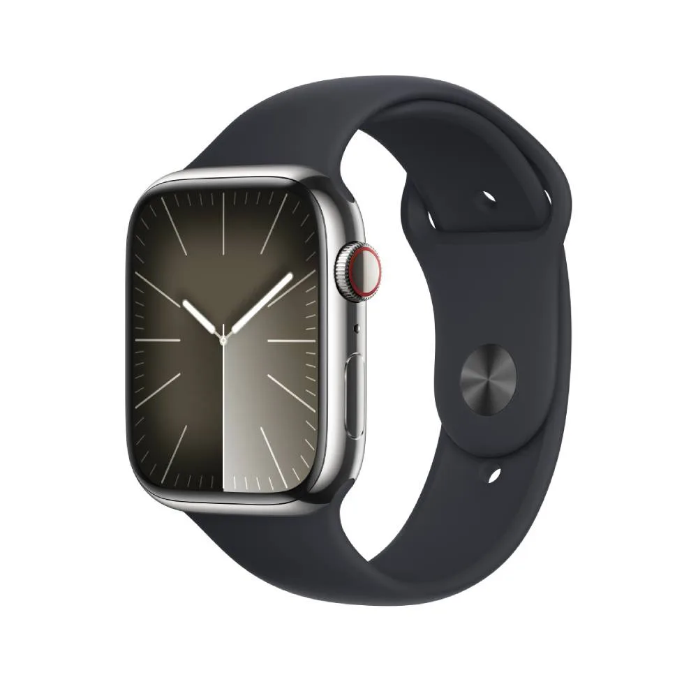 Apple Watch Series 7 (2021) Acciaio inossidabile, 41mm, Argento GPS + Cellular - Ottimo