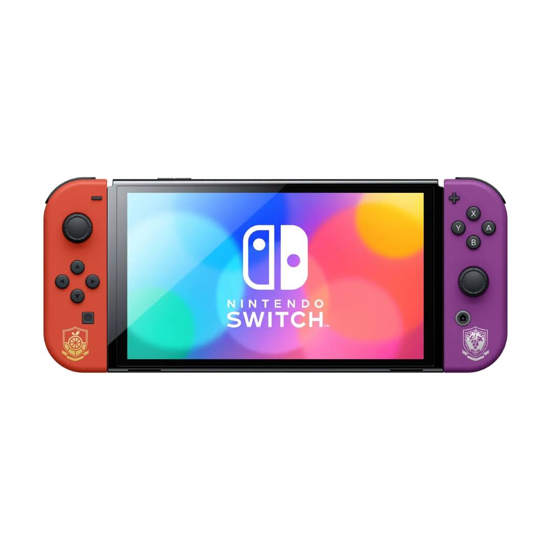 Nintendo Switch OLED 64GB (7 pollici, versione Pokémon Scarlatto & Violetto) Ricondizionato Eccellente